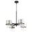 Quorum Epsilon Chandelier, Noir