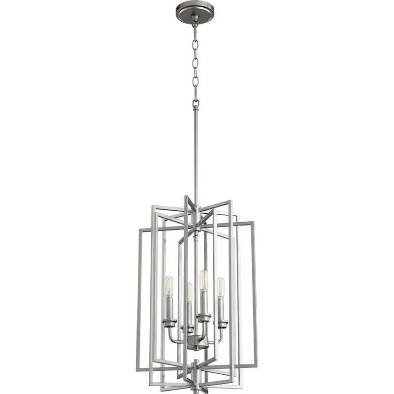 Quorum Hammond 4 Light Entry, Classic Nickel