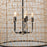 Quorum 22X33 5Lt Rattan Pendant, Matte Black
