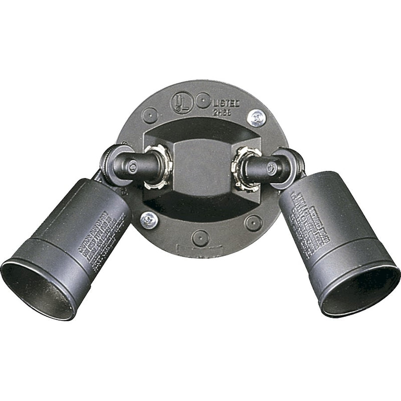 Quorum 2 Light Wall Mount, Black