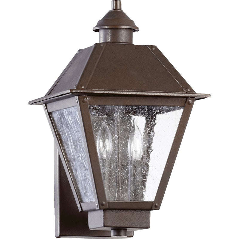 Quorum Emile 2 Light Wall Mount, Oiled Bronze