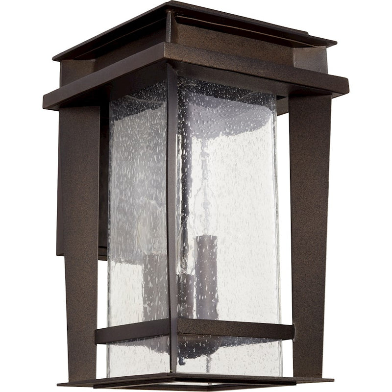 Quorum Easton 3 Light Lantern, Oiled Bronze