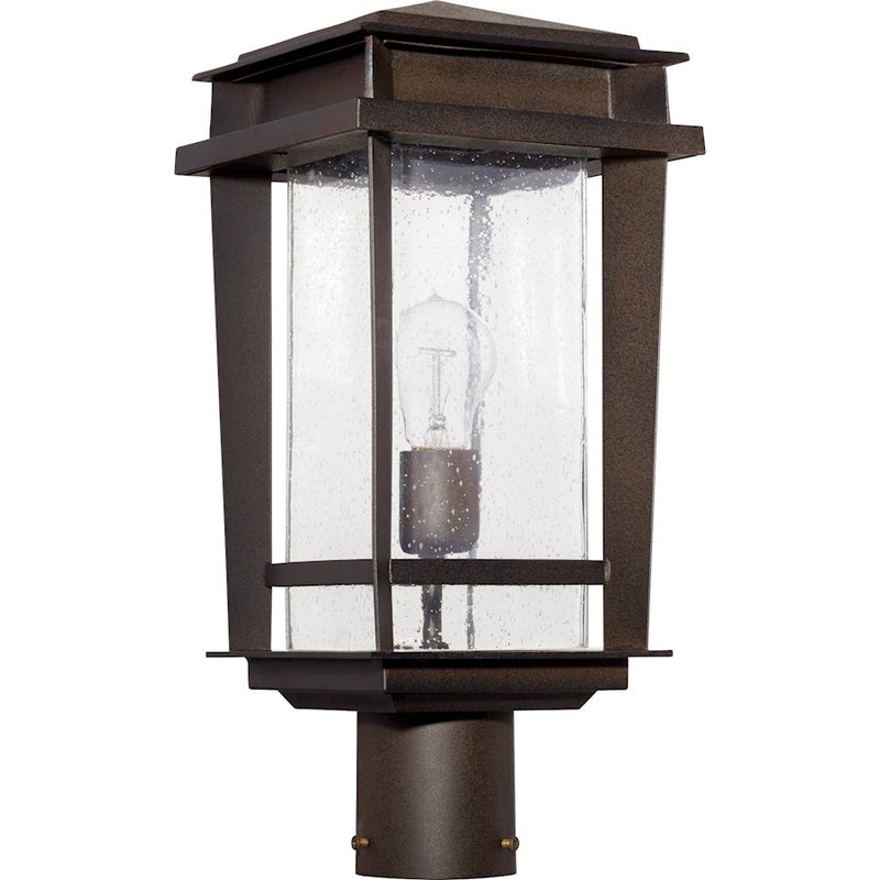Quorum Easton 1 Light Post, Oiled Bronze