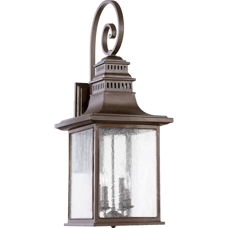 Quorum Magnolia 4 Light Wall Mount, Oiled Bronze