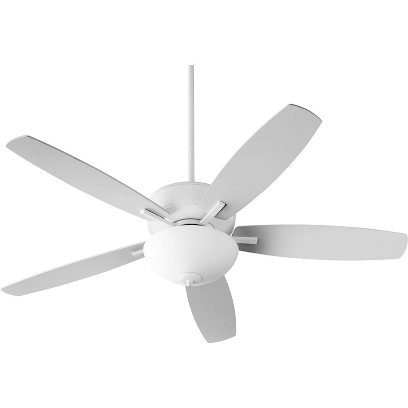 Quorum Breeze 2 Ceiling Fan, Studio White
