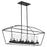 Quorum Odeon 10Lt Wet Linear Chandelier, Matte Black/Clear - 71-10-59