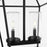 Quorum Odeon 2Lt Wet Pendant, Matte Black/Clear