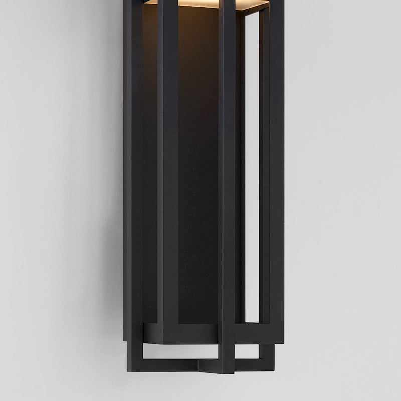 Quorum Al Fresco 18" Lantern, Textured Black