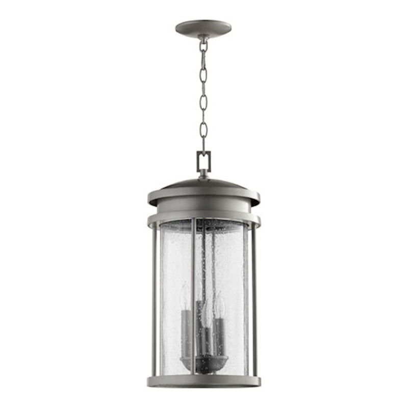 Quorum Hadley 4 Light Pendant, Graphite