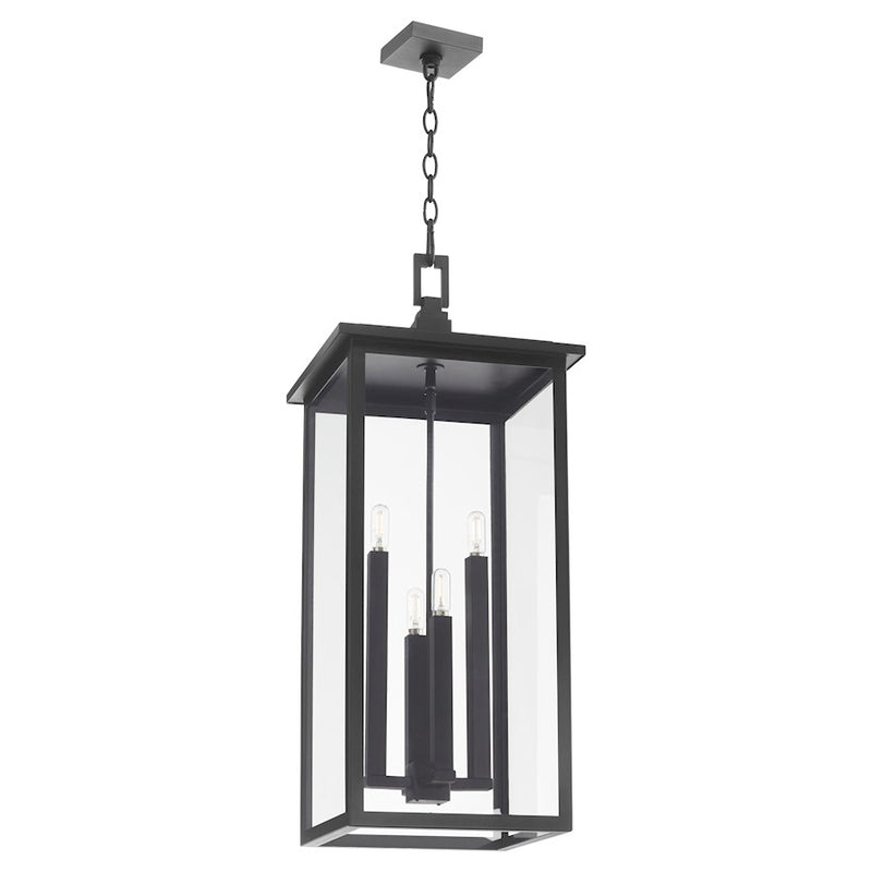 Quorum Westerly 32" Pendant, Textured Black