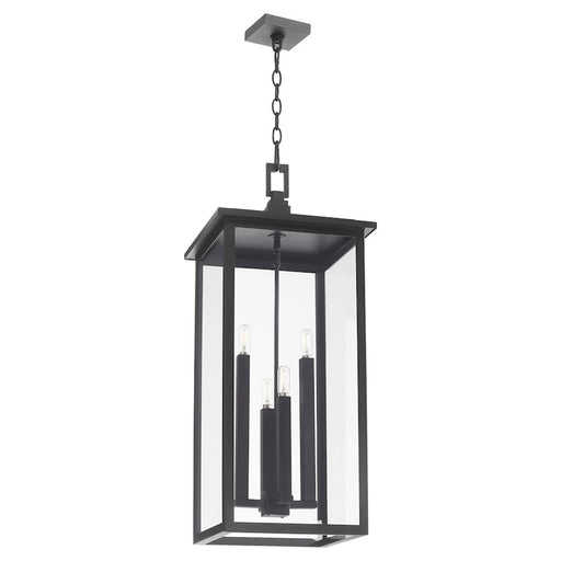 Quorum Westerly 32" Pendant, Textured Black