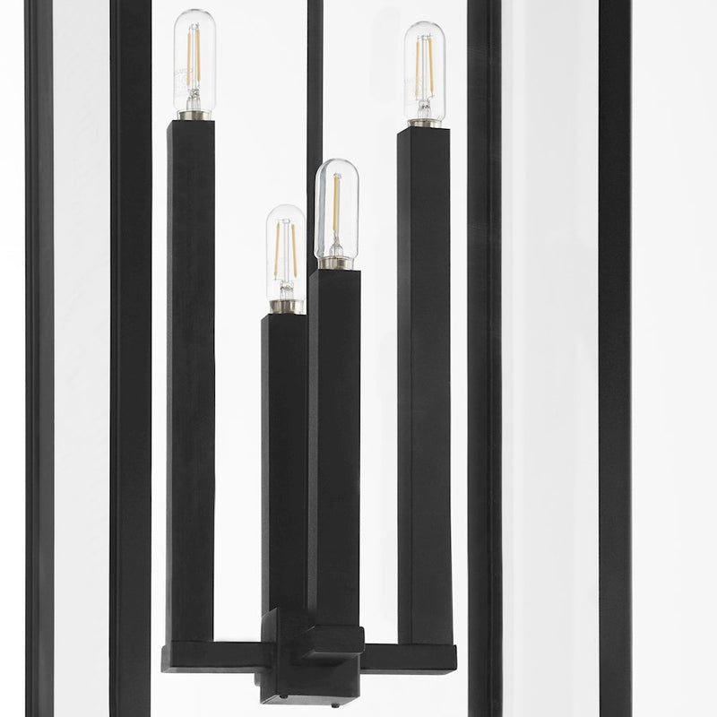 Quorum Westerly 32" Pendant, Textured Black