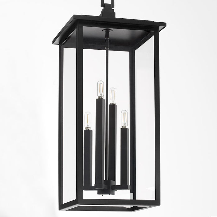Quorum Westerly 32" Pendant, Textured Black