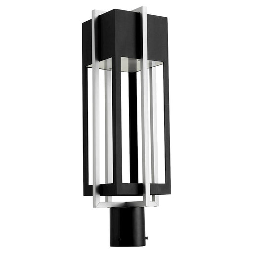 Quorum Al Fresco 1 Light 22" Outdoor Post Mount, Noir/Aluminum