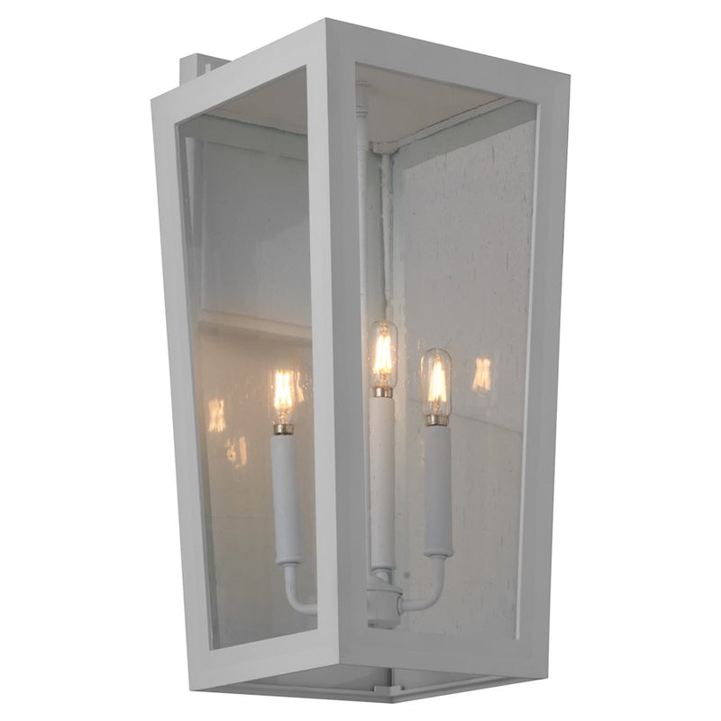 Quorum Bravo 10" Lantern, White