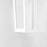 Quorum Bravo 6.5" Lantern, White