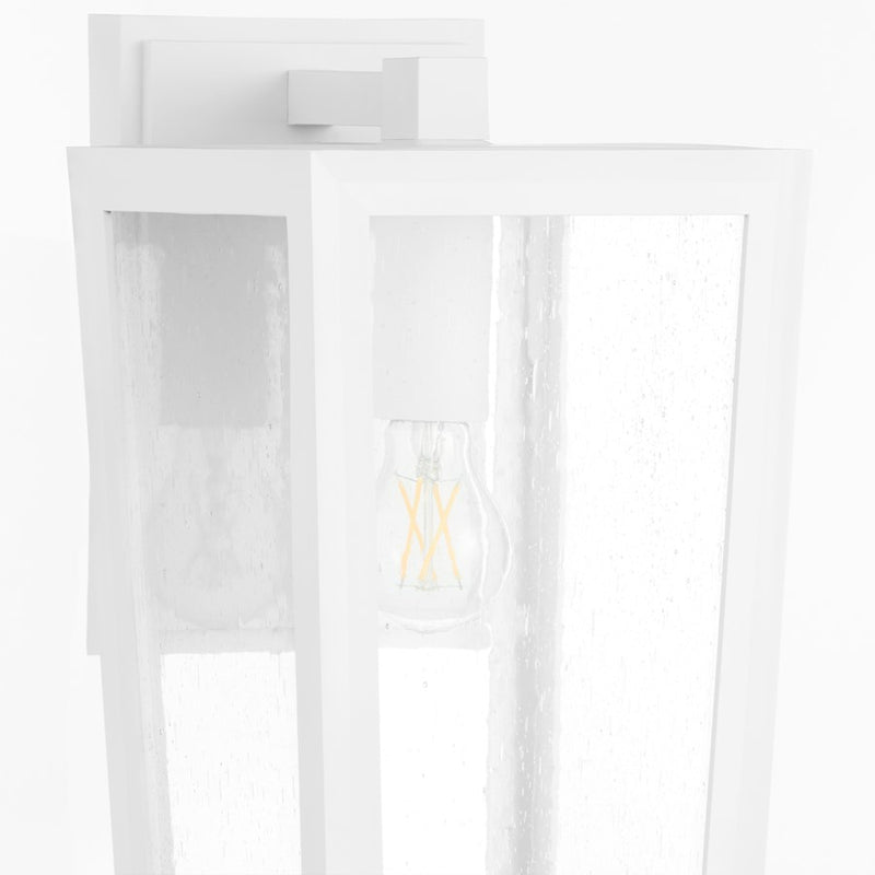 Quorum Bravo 8" Lantern, White