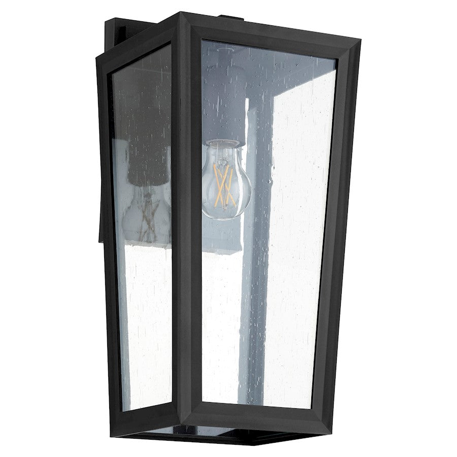 Quorum Bravo 1 Light 8" Outdoor Lantern, Noir