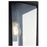 Quorum Bravo 1 Light 8" Outdoor Lantern, Noir