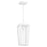 Quorum Bravo 6.5" Pendant, White - 716-6-6