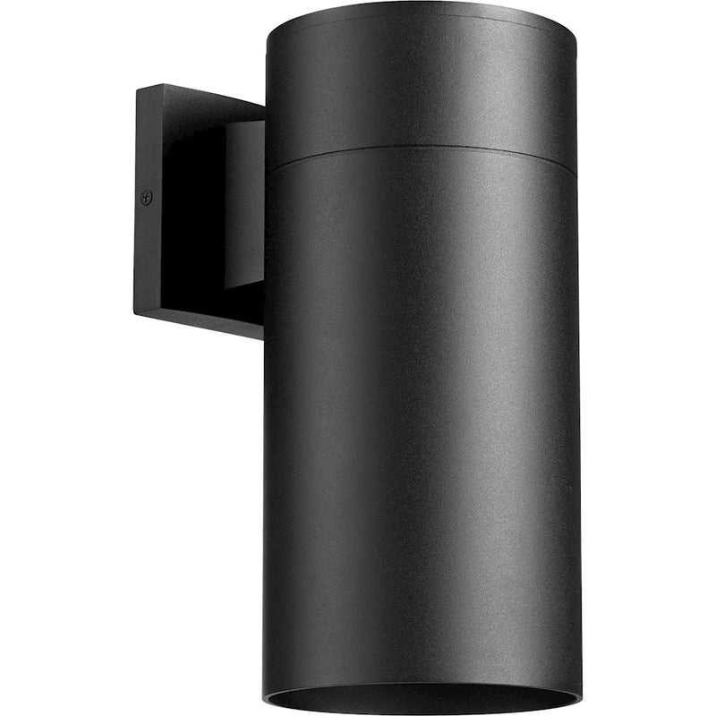 Quorum Cylinder 1 Light 6' Lantern in Noir