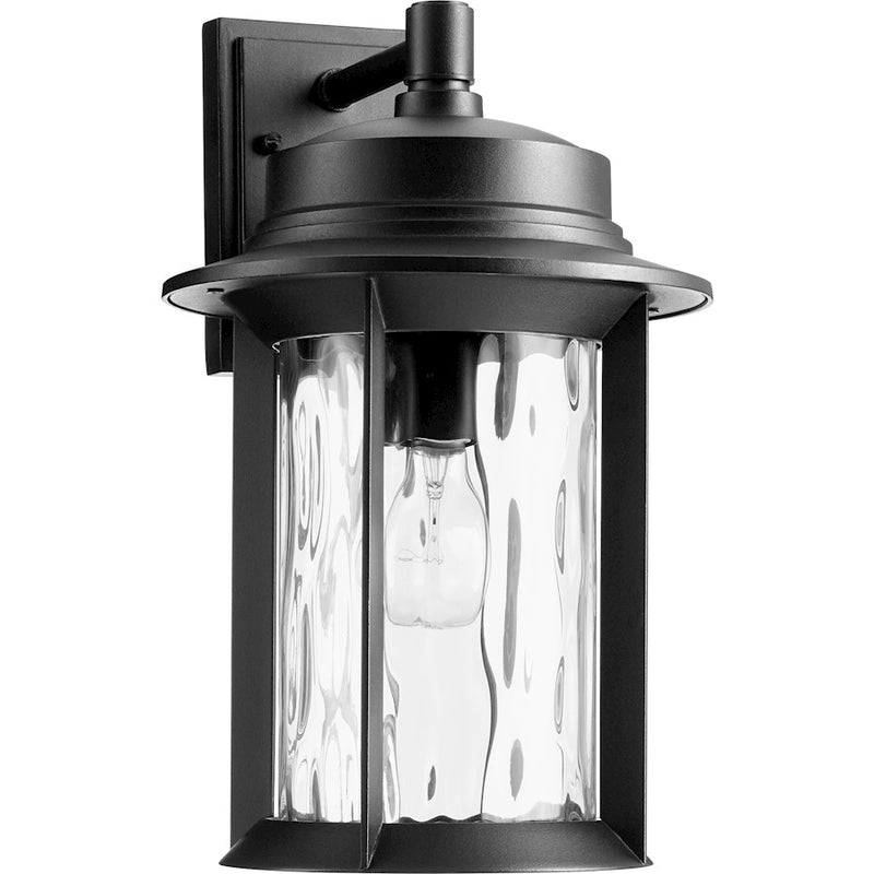 Quorum Charter 1-LT Outdoor Lantern, Noir