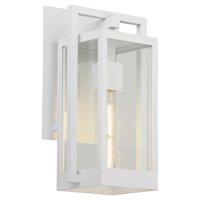 Quorum Marco 15" Lantern, White/Clear