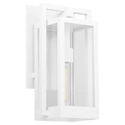 Quorum Marco 18" Lantern, White/Clear - 736-18-6