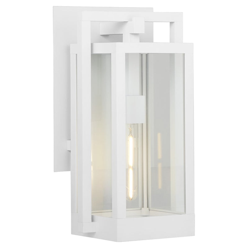 Quorum Marco 18" Lantern, White/Clear