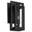 Quorum Marco 3 Light 22" Lantern, Textured Black/Clear
