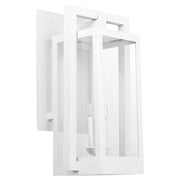 Quorum Marco 30" 4Lt Outdoor Lantern, White/Clear - 736-30-6