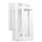 Quorum Marco 30" 4Lt Outdoor Lantern, White/Clear - 736-30-6