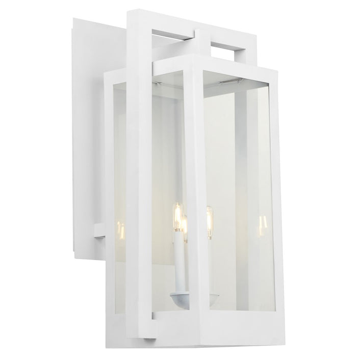 Quorum Marco 30" 4Lt Outdoor Lantern, White/Clear