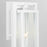 Quorum Marco 30" 4Lt Outdoor Lantern, White/Clear