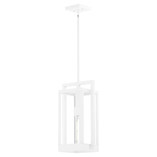 Quorum Marco 18" Pendant, White/Clear