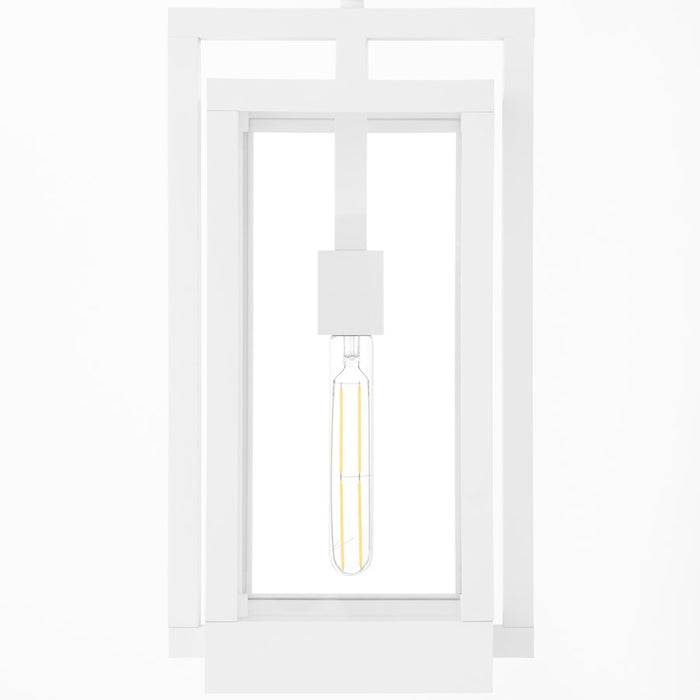 Quorum Marco 18" Pendant, White/Clear