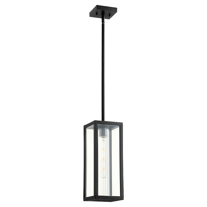 Quorum Parks 1 Light 15" Pendant, Noir