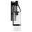 Quorum Townsend 24" Lantern, Textured Black/Clear Seeded