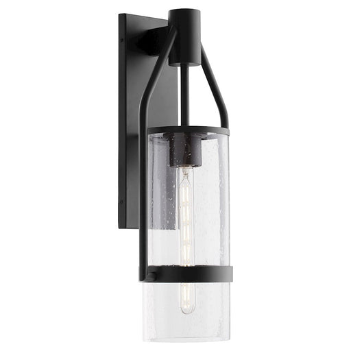 Quorum Townsend 24" Lantern, Textured Black/Clear Seeded