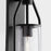 Quorum Townsend 24" Lantern, Textured Black/Clear Seeded