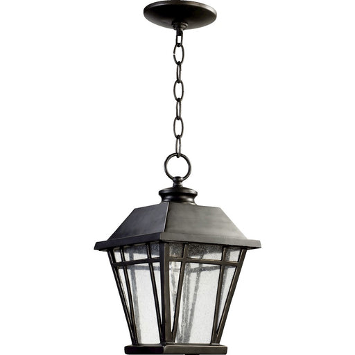 Quorum Baxter 1 Light Pendant, Old World