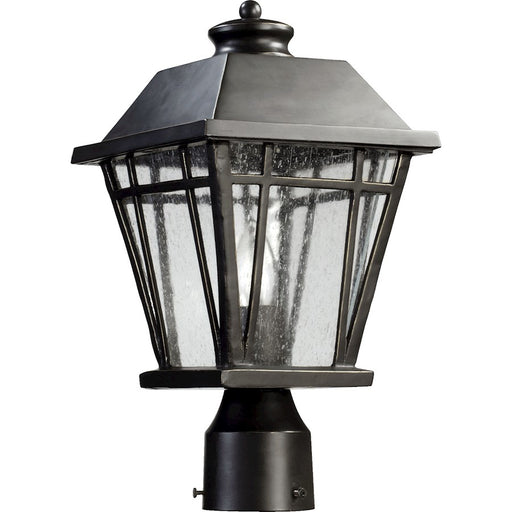 Quorum Baxter 1 Light Post Light, Old World
