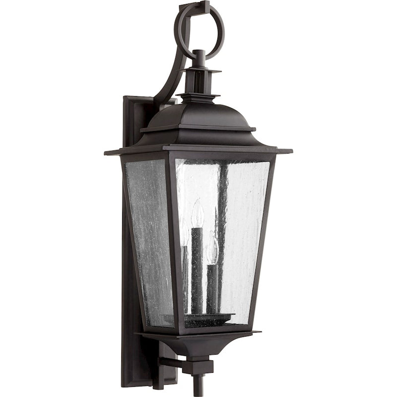 Quorum Pavilion 3-LT 31' Outdoor Lantern, Noir
