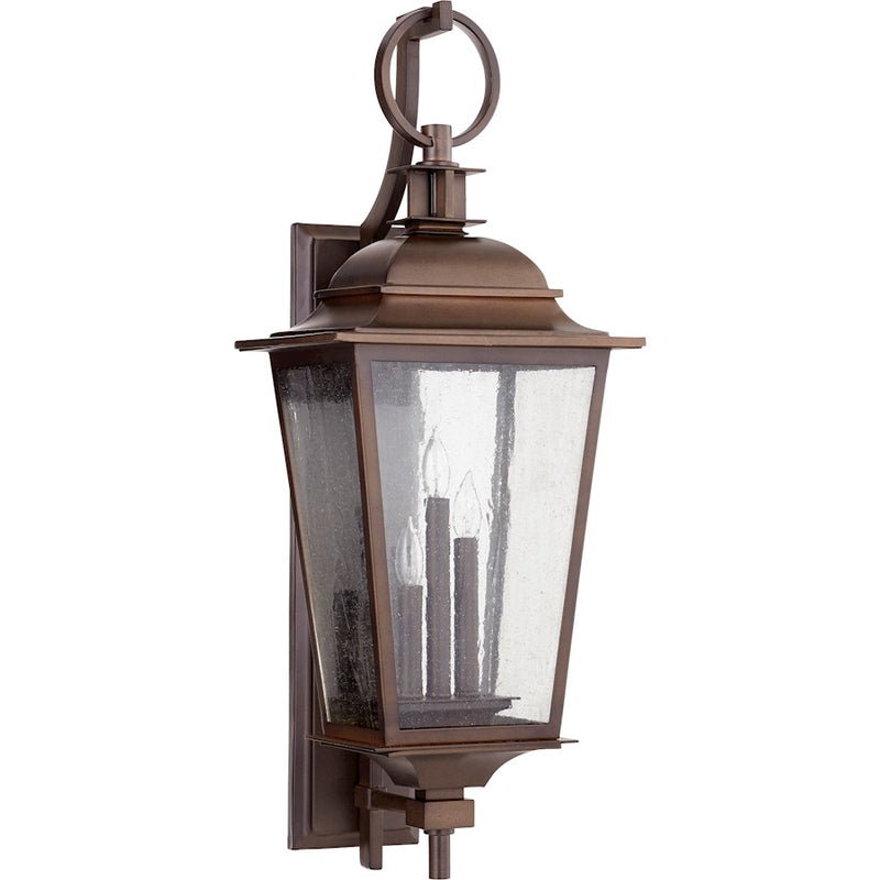 Quorum Pavilion 3-LT 31' Outdoor Lantern, Oiled Bronze