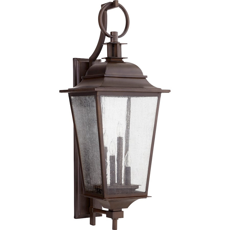 Quorum Pavilion 4-LT 14' Outdoor Lantern, Oiled Bronze