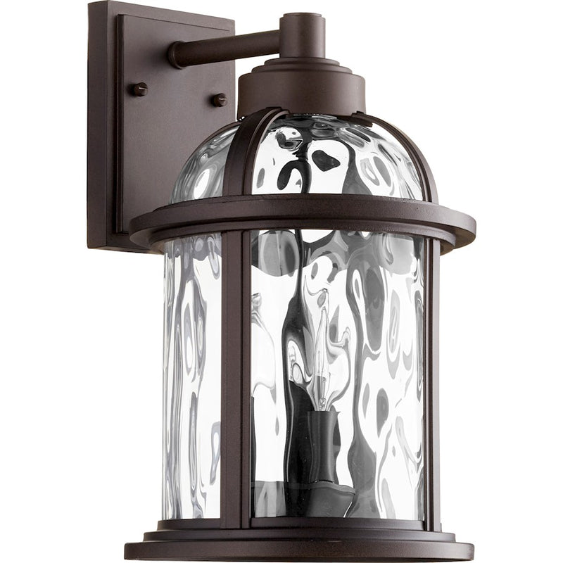 Quorum Winston 3 Light Lantern in Oiled Bronze