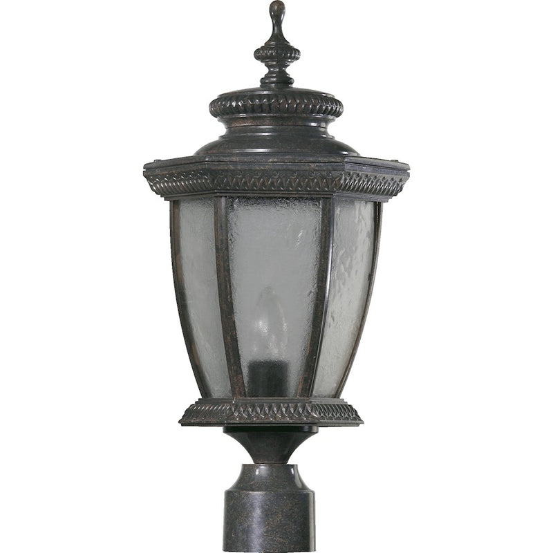 Quorum Baltic 1 Light Post Light, Baltic Granite