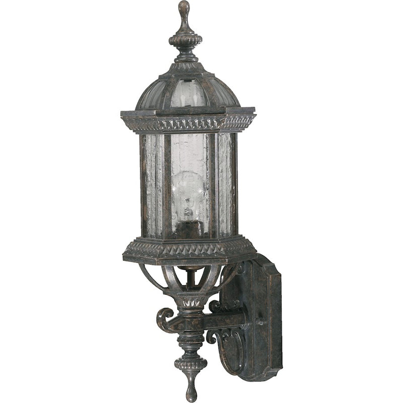 Quorum Stelton 1 Light Wall Mount, Baltic Granite