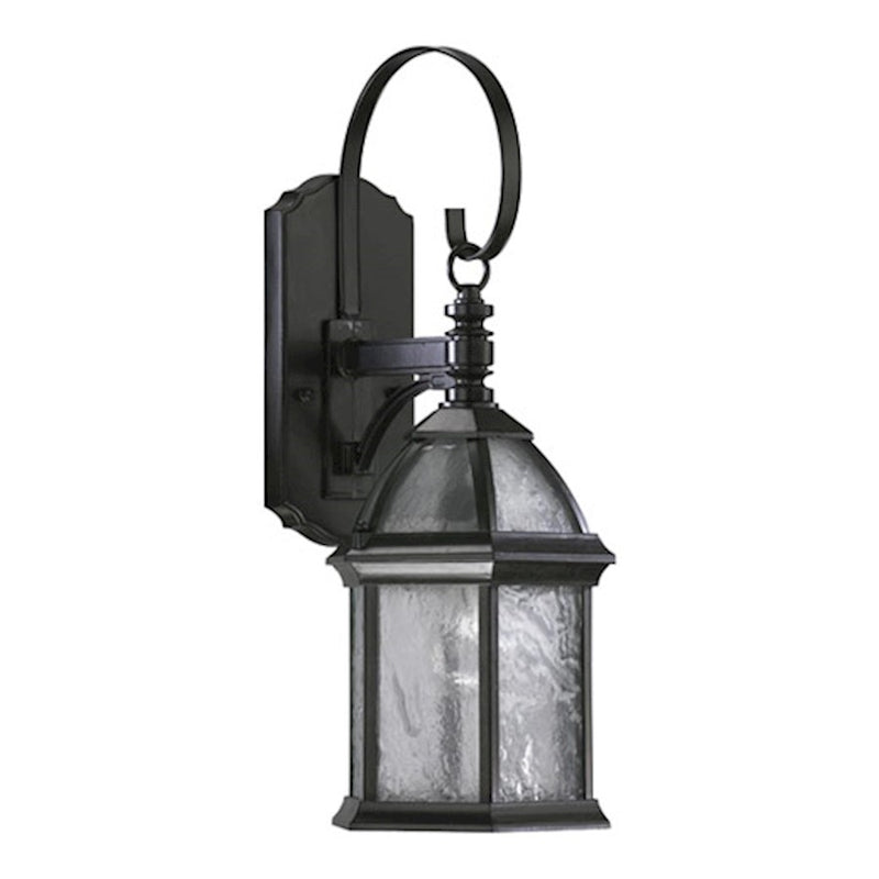 Quorum Weston 1 Light Wall Lantern, Timberland Granite