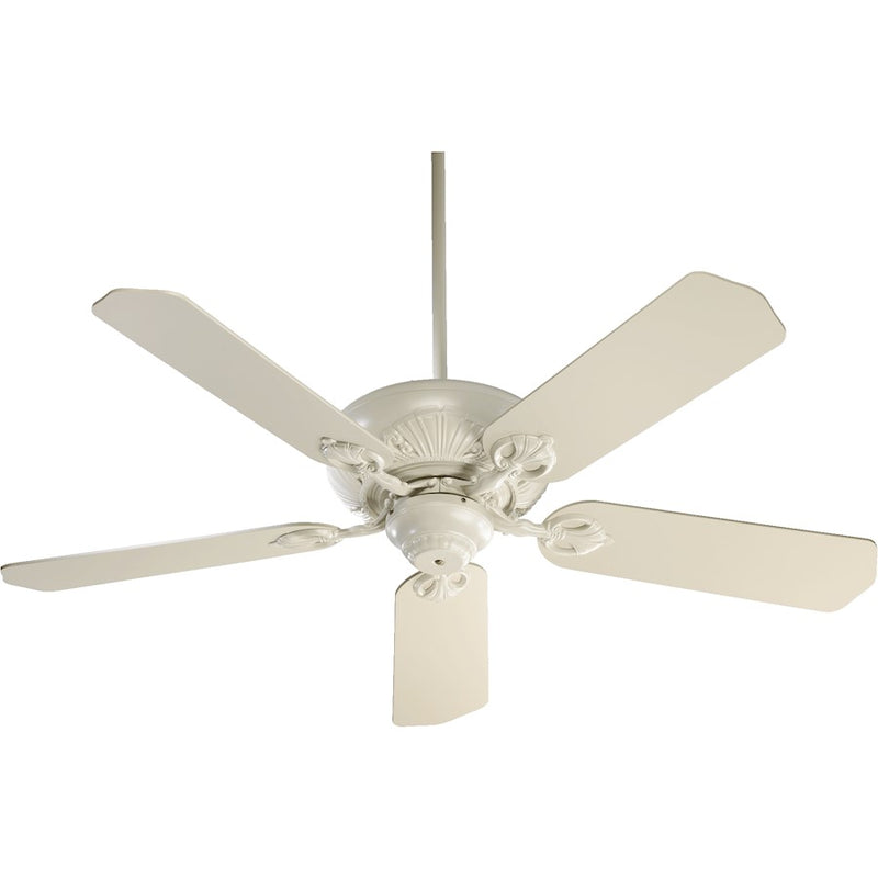 Quorum Chateaux Ceiling Fan, Antique White